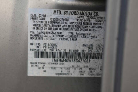 2008 Mercury Sable