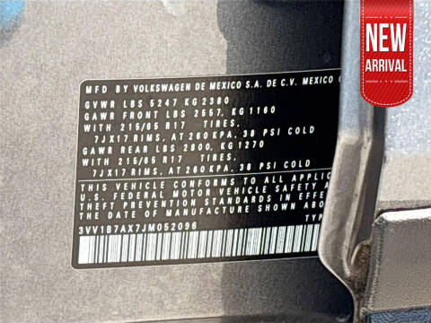 2018 Volkswagen Tiguan 2.0T S