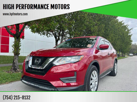 2017 Nissan Rogue for sale at HIGH PERFORMANCE MOTORS in Hollywood FL