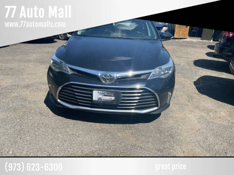 2016 Toyota Avalon for sale at 77 Auto Mall in Newark NJ