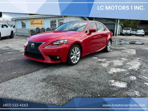 2016 Lexus IS 200t for sale at LC Motors 1 Inc. in Orlando FL