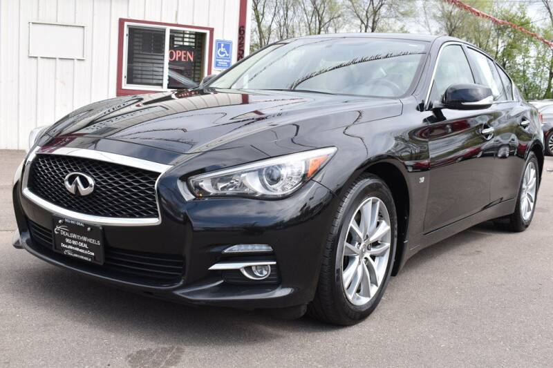 2015 Infiniti Q50 for sale at DealswithWheels in Hastings MN