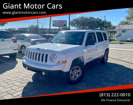2015 Jeep Patriot for sale at Giant Motor Cars in Tampa FL