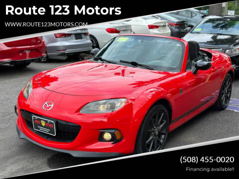 2013 Mazda MX-5 Miata for sale at Route 123 Motors in Norton MA
