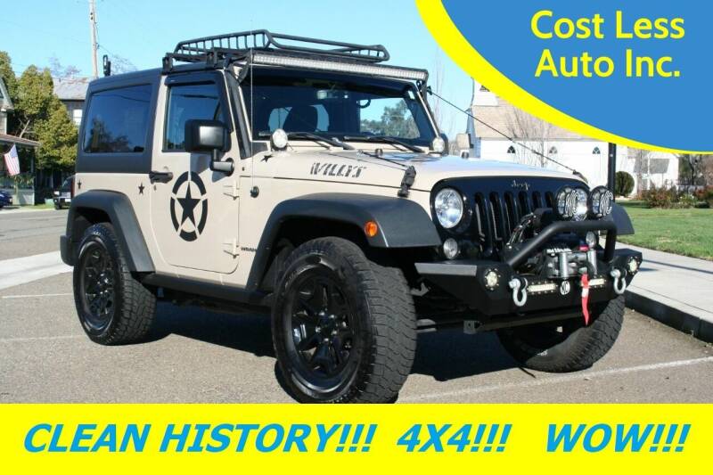 2016 Jeep Wrangler for sale at Cost Less Auto Inc. in Rocklin CA