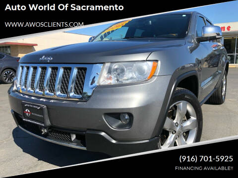 2012 Jeep Grand Cherokee for sale at Auto World of Sacramento in Sacramento CA
