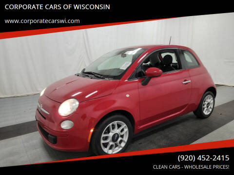2015 FIAT 500 for sale at CORPORATE CARS OF WISCONSIN - DAVES AUTO SALES OF SHEBOYGAN in Sheboygan WI