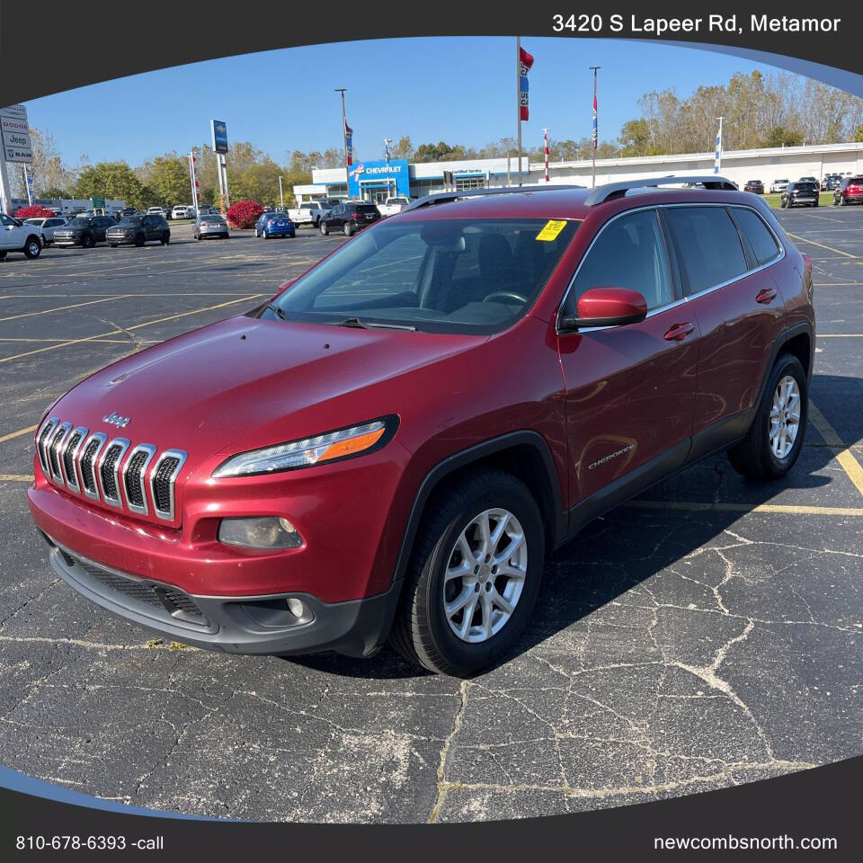 2015 Jeep Cherokee for sale at Newcombs North Certified Auto Sales in Metamora, MI