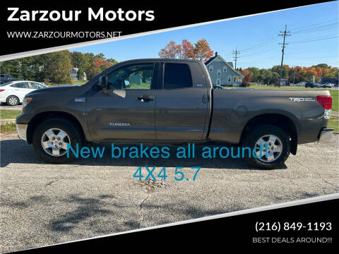 2012 Toyota Tundra for sale at Zarzour Motors in Chesterland OH