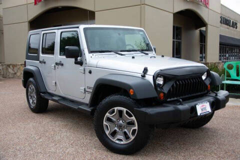 2010 Jeep Wrangler Unlimited for sale at Mcandrew Motors in Arlington TX