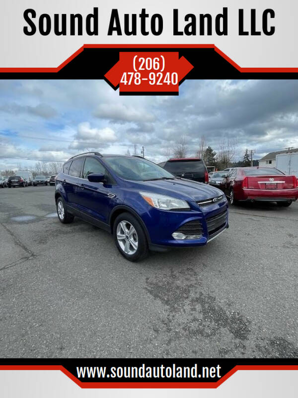 2014 Ford Escape for sale at Sound Auto Land LLC in Auburn WA