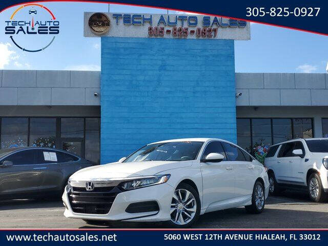 2018 Honda Accord for sale at Tech Auto Sales in Hialeah FL