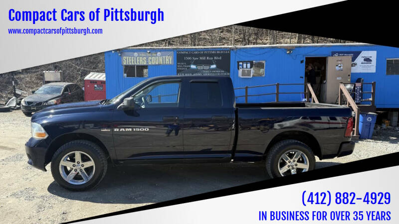 2012 RAM 1500 for sale at Compact Cars of Pittsburgh in Pittsburgh PA
