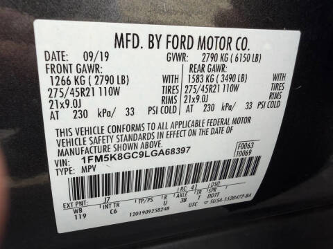 2020 Ford Explorer ST