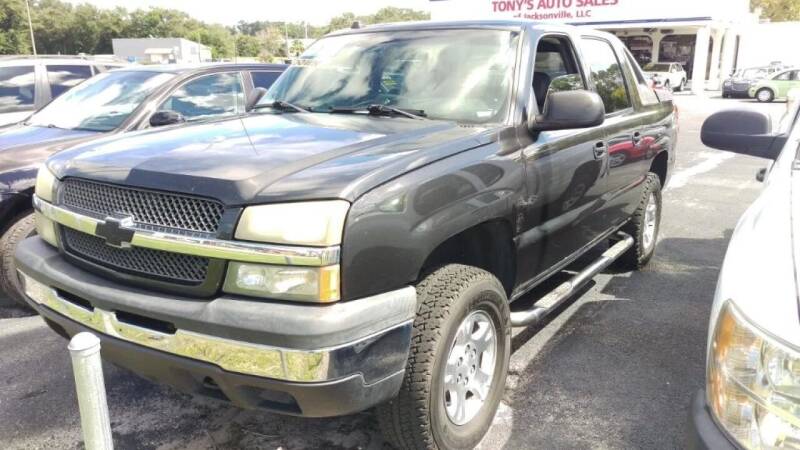 2004 Chevrolet Avalanche for sale at Tony's Auto Sales in Jacksonville FL