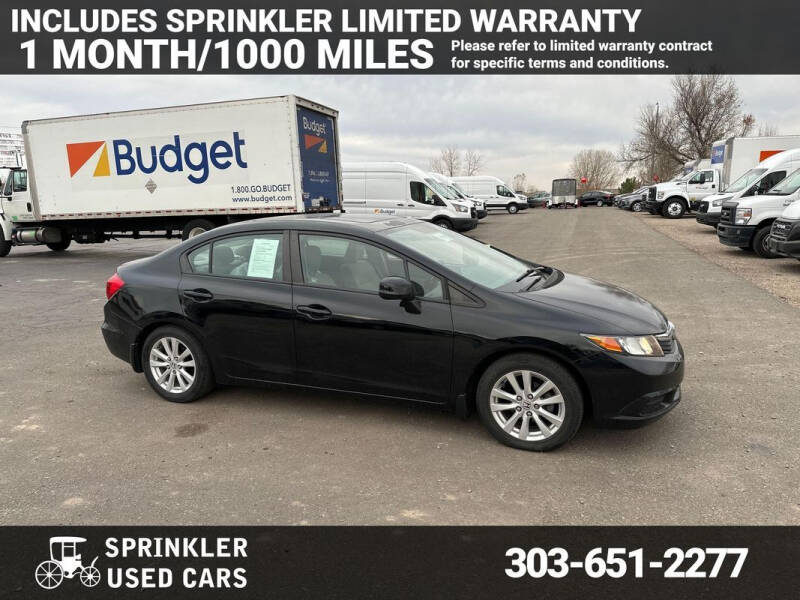 2012 Honda Civic for sale at Sprinkler Used Cars in Longmont CO