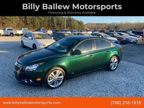 2014 Chevrolet Cruze for sale at Billy Ballew Motorsports in Dawsonville GA
