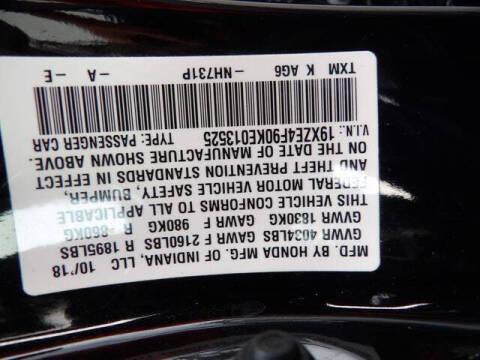 2019 Honda Insight Touring