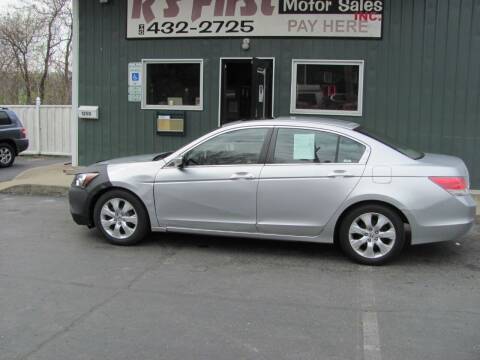 2009 Honda Accord for sale at R's First Motor Sales Inc in Cambridge OH