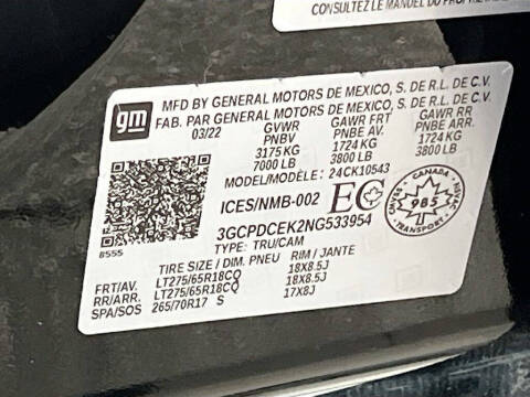 2022 Chevrolet Silverado 1500