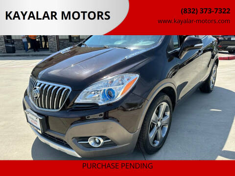 2014 Buick Encore for sale at KAYALAR MOTORS in Houston TX