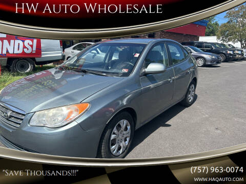 2010 Hyundai Elantra for sale at HW Auto Wholesale in Norfolk VA