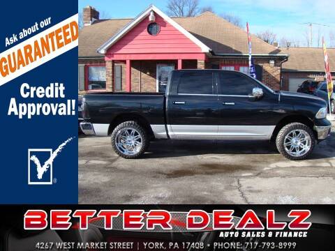 2016 RAM Ram Pickup 1500 for sale at Better Dealz Auto Sales & Finance in York PA