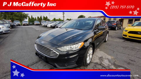 2019 Ford Fusion Hybrid for sale at P J McCafferty Inc in Langhorne PA