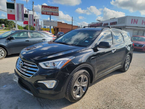 2013 Hyundai Santa Fe for sale at Foremost Auto Sales in Houston TX