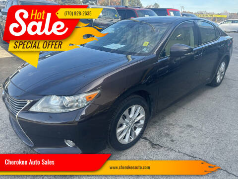 2013 Lexus ES 300h for sale at Cherokee Auto Sales in Acworth GA