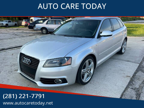 2012 Audi A3 for sale at AUTO CARE TODAY in Spring TX