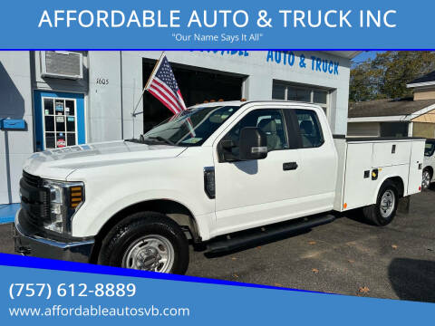 2019 Ford F-250 Super Duty for sale at AFFORDABLE AUTO & TRUCK INC in Virginia Beach VA