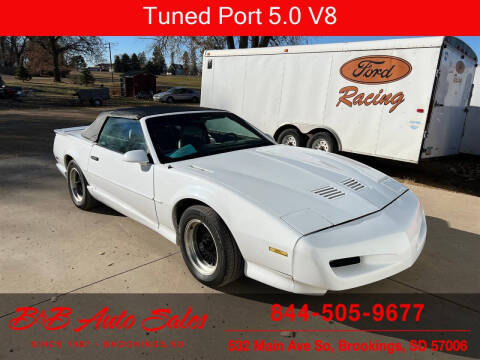 1992 Pontiac Firebird for sale at B & B Auto Sales in Brookings SD