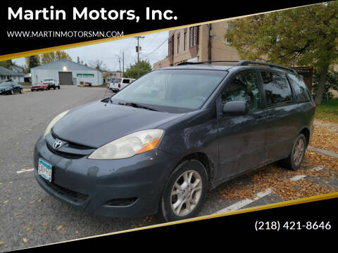 2006 Toyota Sienna for sale at Martin Motors, Inc. in Chisholm MN
