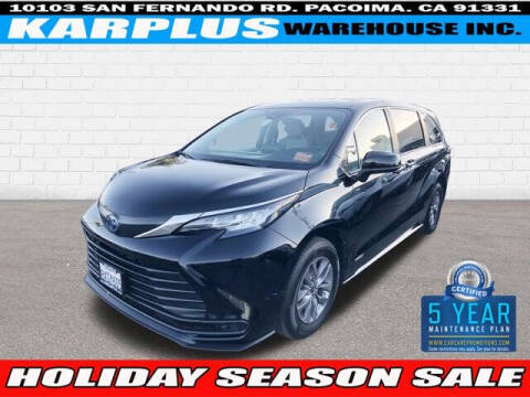 2021 Toyota Sienna for sale at Karplus Warehouse in Pacoima CA