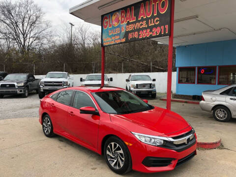2016 Honda Civic for sale at Global Auto Sales and Service in Nashville TN