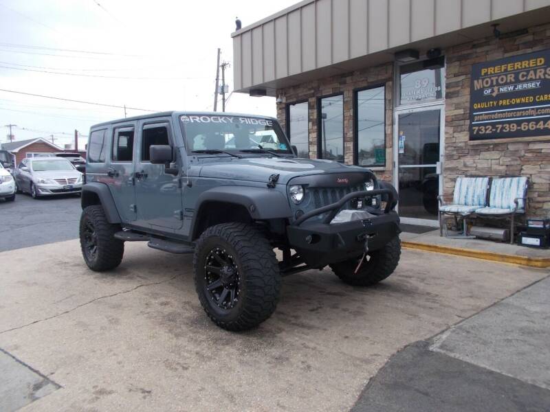 2015 Jeep Wrangler Unlimited for sale at Preferred Motor Cars of New Jersey in Keyport NJ