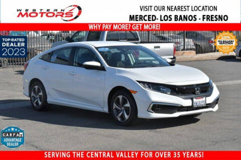 2021 Honda Civic for sale at Western Motors Los Banos in Los Banos CA