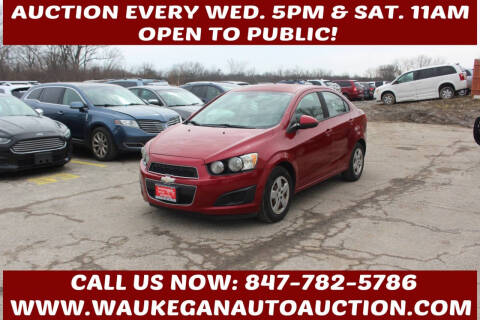 2013 Chevrolet Sonic for sale at Waukegan Auto Auction in Waukegan IL