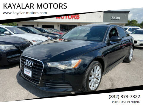 2014 Audi A6 for sale at KAYALAR MOTORS in Houston TX