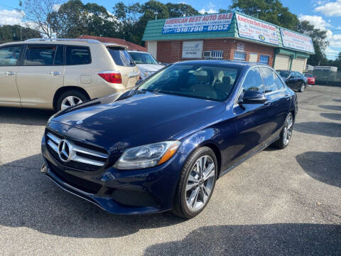 2017 Mercedes-Benz C-Class for sale at American Best Auto Sales in Uniondale NY