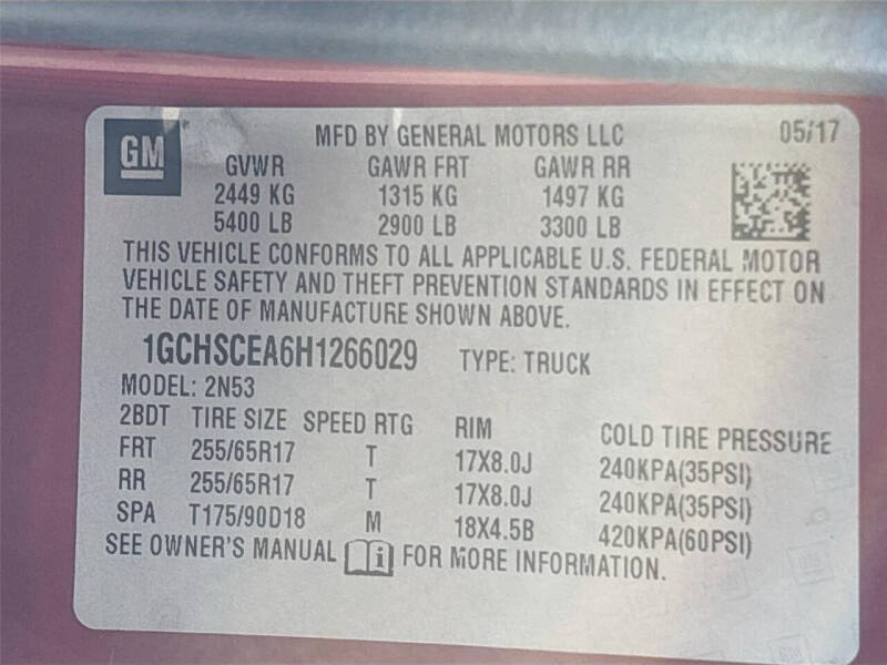 2017 Chevrolet Colorado LT