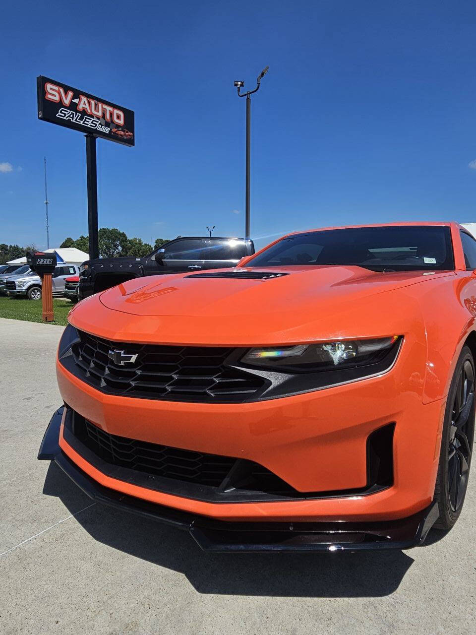 Orange 2021 Chevrolet Camaro LT1 LT1 2dr Coupe 19