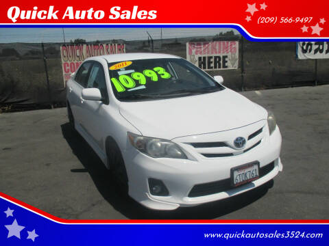 2011 Toyota Corolla for sale at Quick Auto Sales in Ceres CA