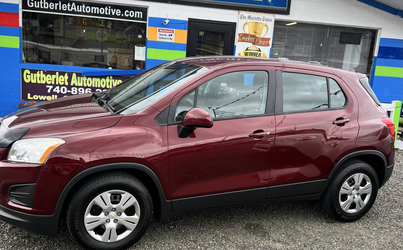 Dk. Red 2016 Chevrolet Trax LS LS 4dr Crossover w/1LS 2