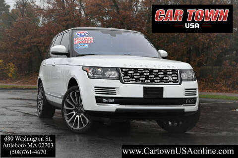 2016 Land Rover Range Rover for sale at Car Town USA in Attleboro MA