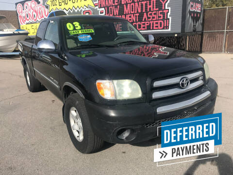 2003 Toyota Tundra for sale at ROCK STAR TRUCK & AUTO LLC in Las Vegas NV