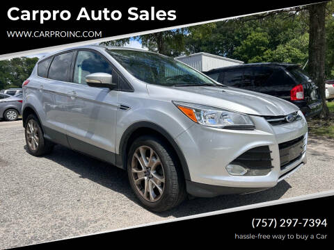 2013 Ford Escape for sale at Carpro Auto Sales in Chesapeake VA