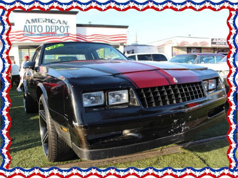1983 Chevrolet Monte Carlo for sale at American Auto Depot in Modesto CA