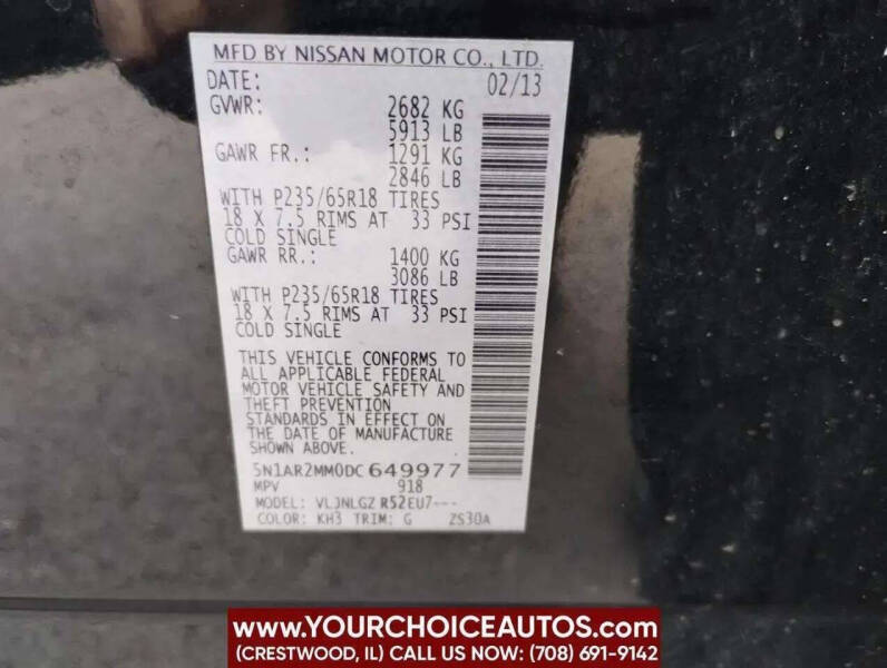 2013 Nissan Pathfinder SL